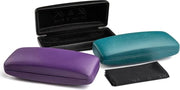 Set di Custodie per Occhiali - Hardcase - 3 Pezzi - Nero, Blu Verde e Viola