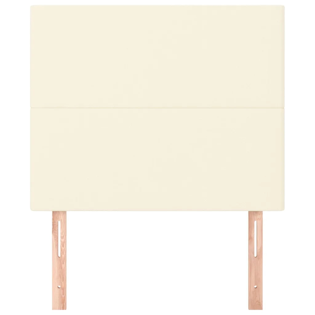 Testiera | Testata Crema 100x5x118/128 cm Similpelle