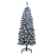 Albero di 150cm natale illuminato decorazione natalizia per casa e ufficio, Albero base in metallo pieghevole-Alberi di Natale