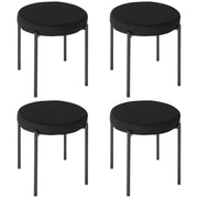 Sedia da pranzo ¨C Minimal ¨C Nero 41.5x41.5x46 cm