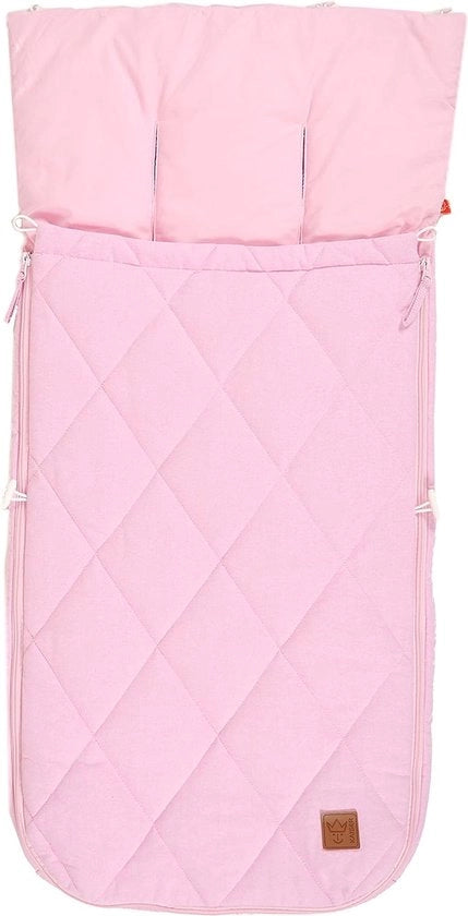 Carrello estivo per bambini con tappetino di protezione Nikko, colore rosa melange
