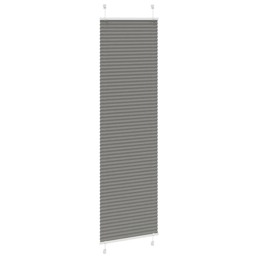 Tenda Plissettata | Tenda pliss¨¨ Antracite 65x200 cm Larghezza Tessuto 64,4 cm
