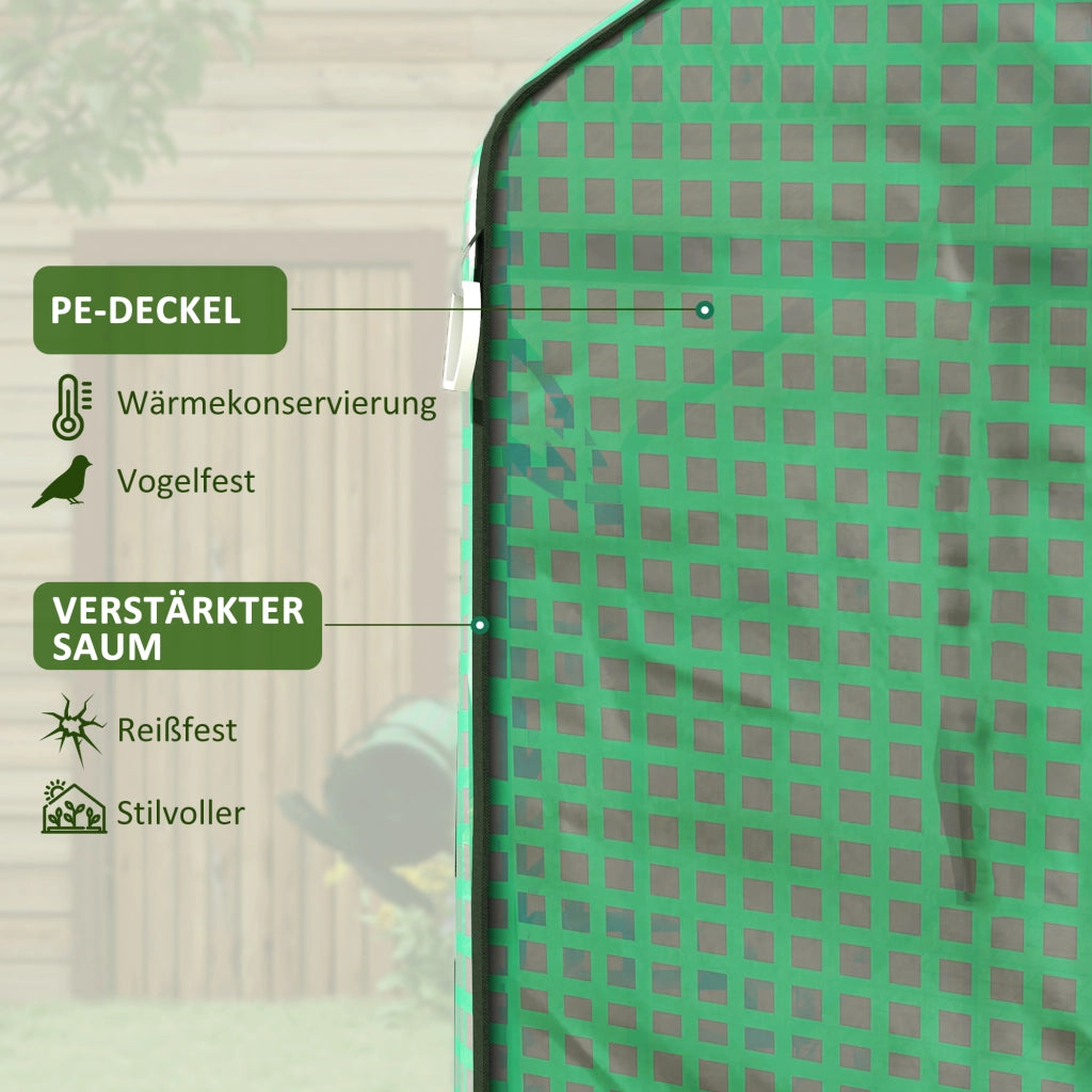 Pellicola di ricambio in PE con protezione UV per serre, porte avvolgibili e finestre laterali, ideale per serre di pomodori.
