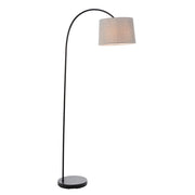 Lampada da terra nera opaca orientabile E27 Endon Carlson