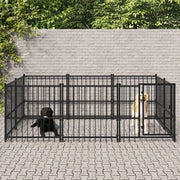 Gabbia per Cani da Esterno in Acciaio 5,63 m² 3124599