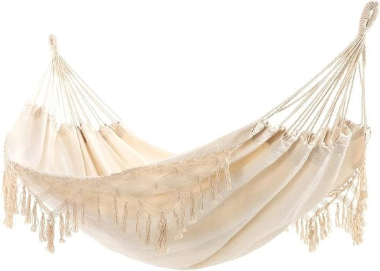 Hangmat in Coton con Spilli - Portatile, Doppio - 200x150 cm