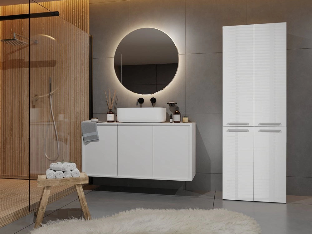 Colonna bagno NEL 1k/DD bianco lucido