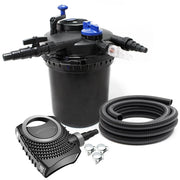 Kit per laghetto da 12000 litri luce UVC da 11 watt pompa da 10000 l/h tubo da 10 m kit di filtrazione 16_0001920