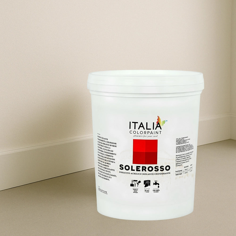 I pre trattamenti primer solerosso fissativo acrilico uniformante trasparente *** formato 1 lt, confezione 1