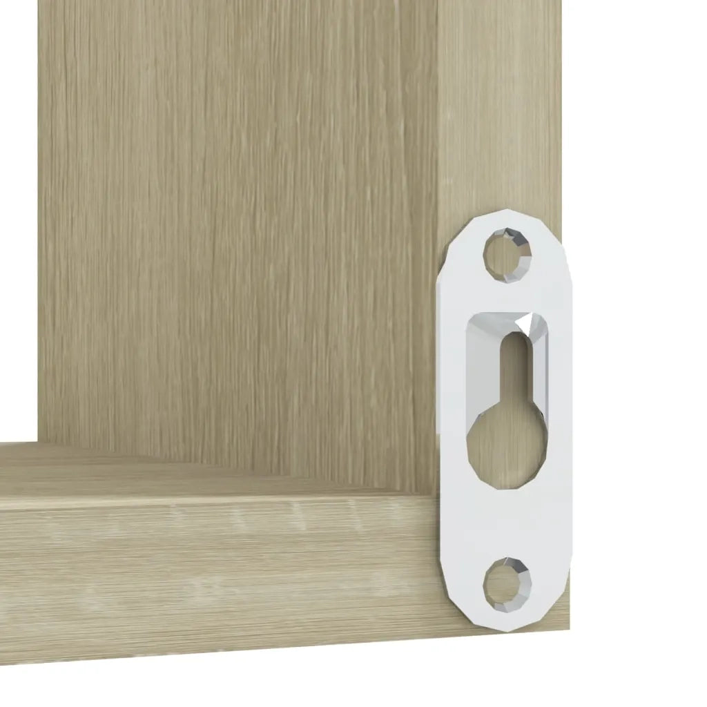 2 pz Scaffali Angolari Muro | Mensola a parete Sonoma 40x40x50cm Legno Multistrato