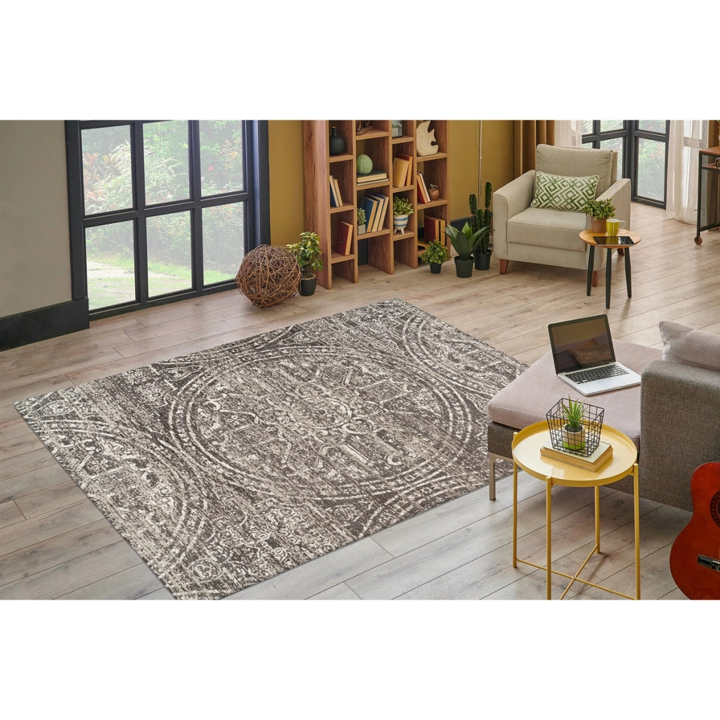 Tappeto moderno Davio 400 grigio 160x230 cm