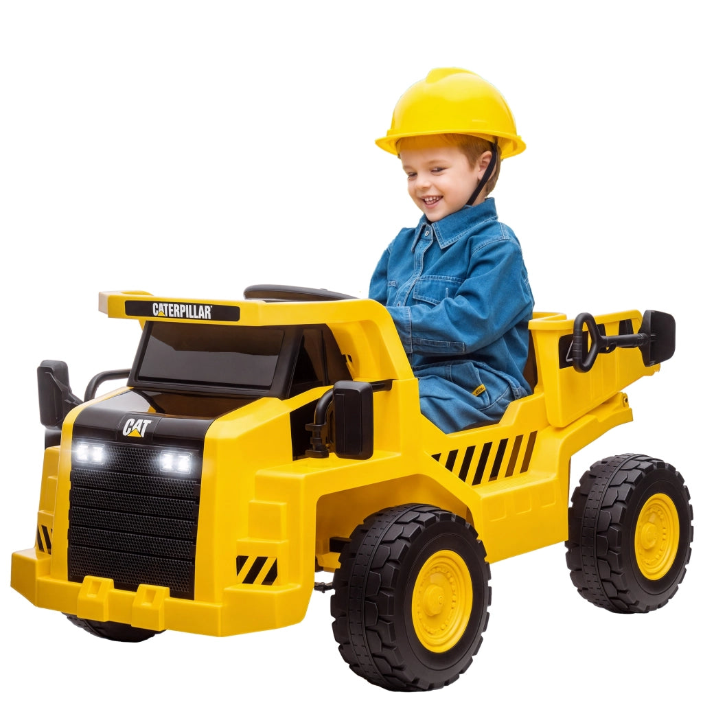 Camion Giocattolo Caterpillar con Telecomando ¨C Xylo ¨C Giallo, 110x70.5x61.5 cm