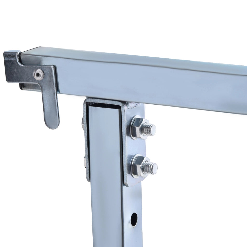 Tavolo da lavoro ¨C zephmum ¨C 68x58x80-130 cm pieghevole regolabile in altezza blu metallo