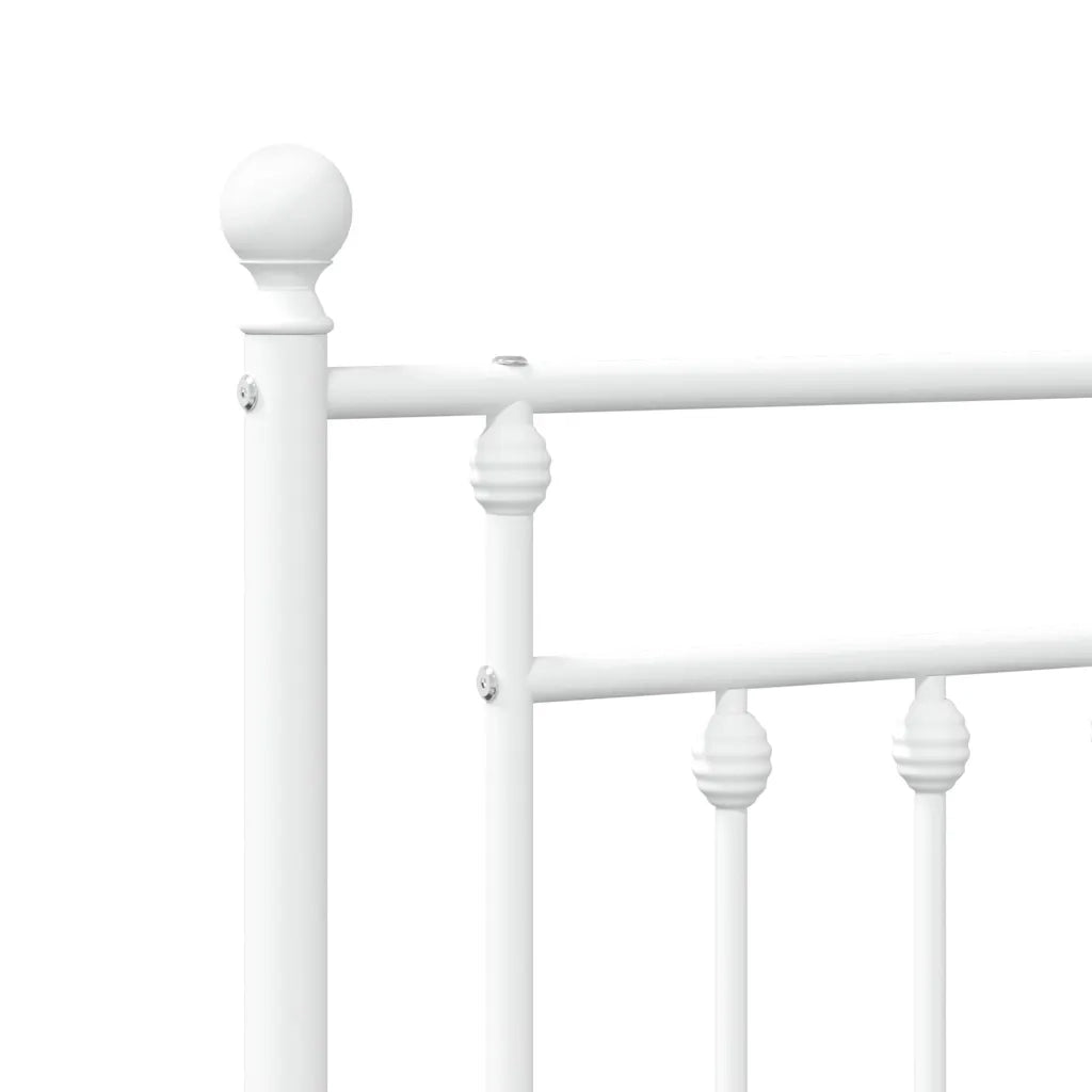 Testiera di Ricambio in Metallo Bianco 193 cm 353623