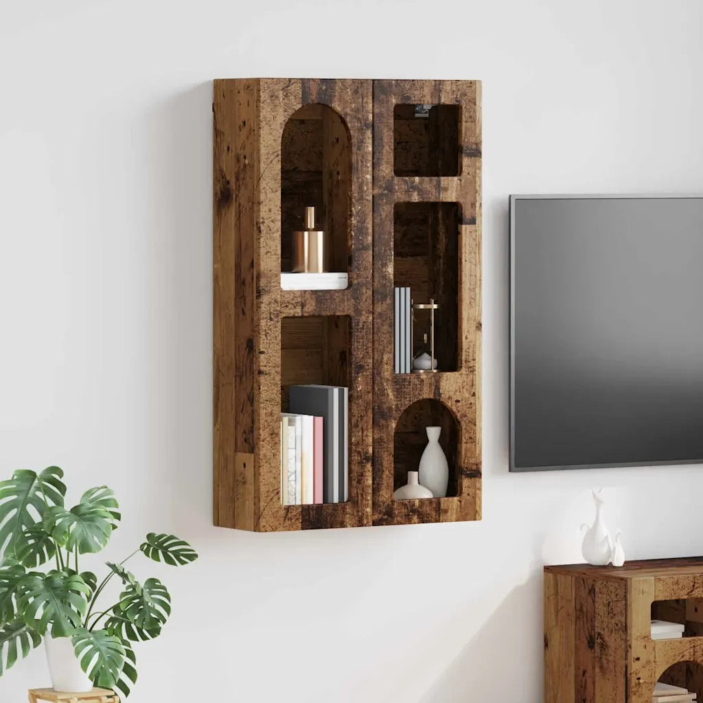 Armadio pensile con lo scaffale Legno vecchio 59 x 20 x 100 cm CFW8202815