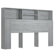 Testiera | Testata con Scomparti Grigio Sonoma 160x19x103,5 cm