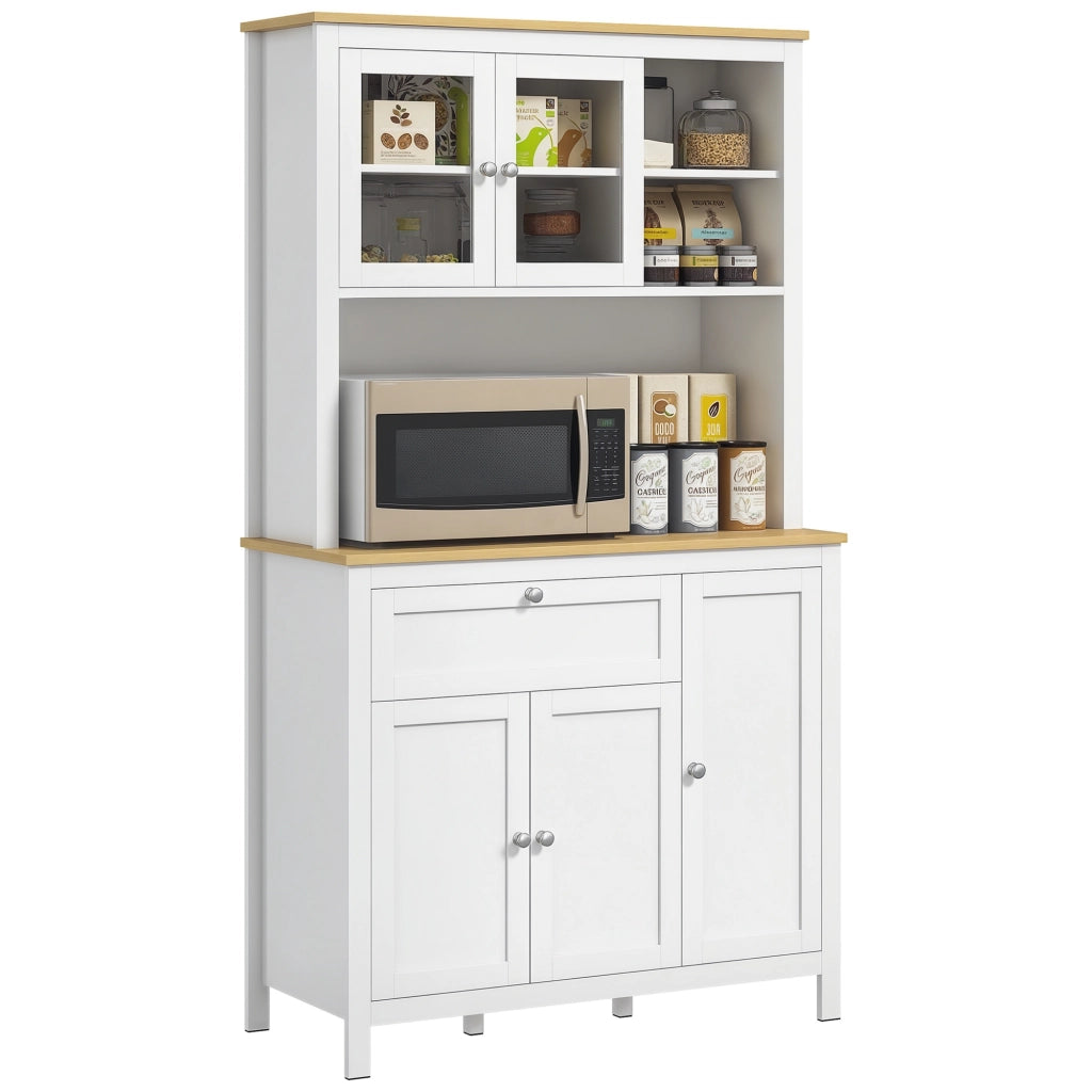 Armadio Cucina con Cassetti e Scaffali Regolabili ¨C Minimal ¨C Bianco 100x40x180 cm