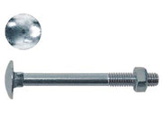 BULLONE ACCIAIO TESTA TONDA CON DADO- - ø mm.10x200 - 50 pezzi AMBROVIT