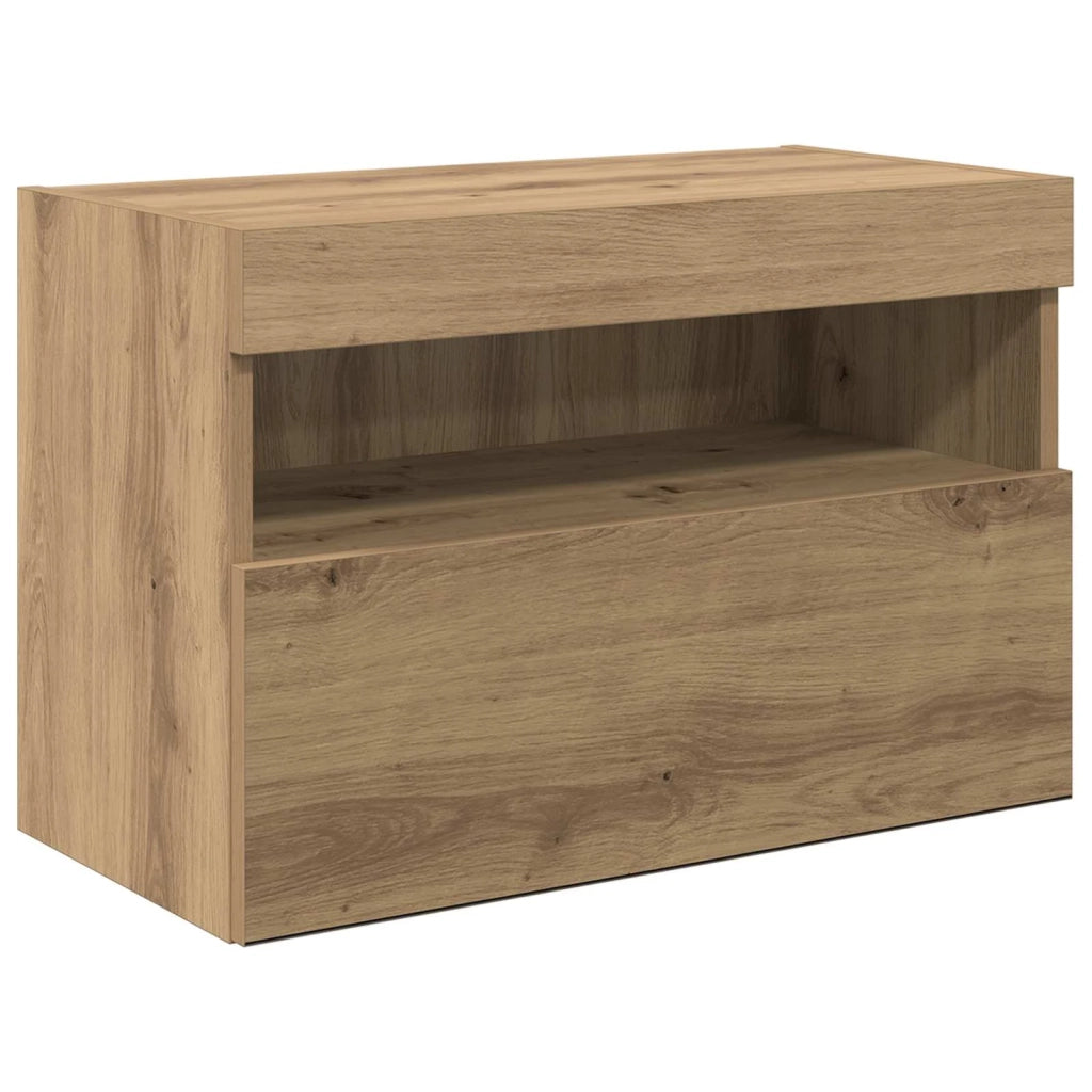 Unità per TV a Muro 6 pcs Rovere artigianale Legno multistrato 3402975