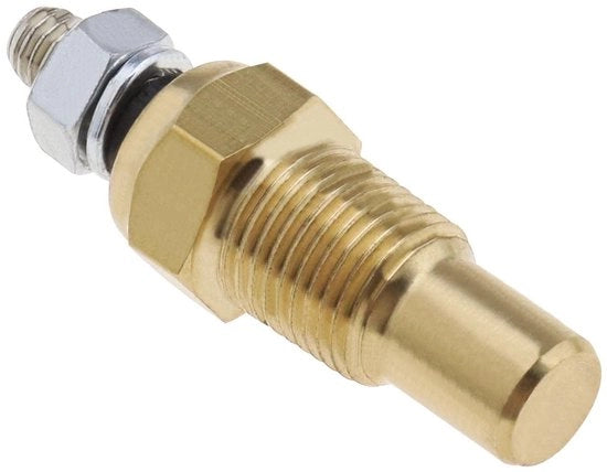 Sensore di Temperatura 1/8" NPT - Sensore di Temperatura dell'Olio e dell'Acqua - Sensore di Alta Precisione - Intervallo di Misura della Temperatura 0-150°C - Materiale Resistente all'Ossidazione in Ottone - Facile da Installare - Termometro