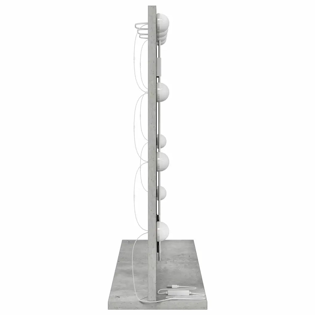 Specchio da Vanit¨¤-Specchio da Trucco Grigio cemento 60 x 55 x 18 cm