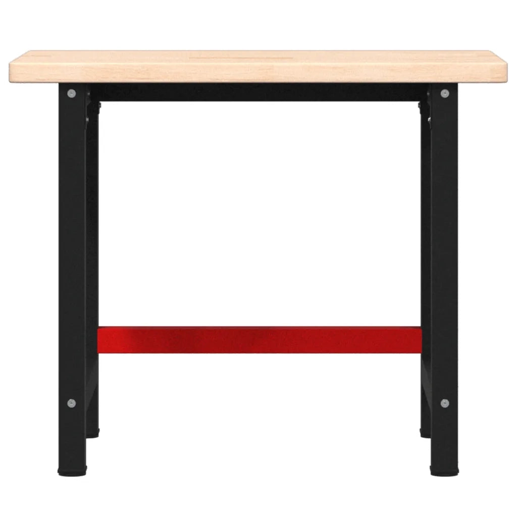 Banco Lavoro 100x60x83 cm Legno Massello Rovere Rettangolare 3309657