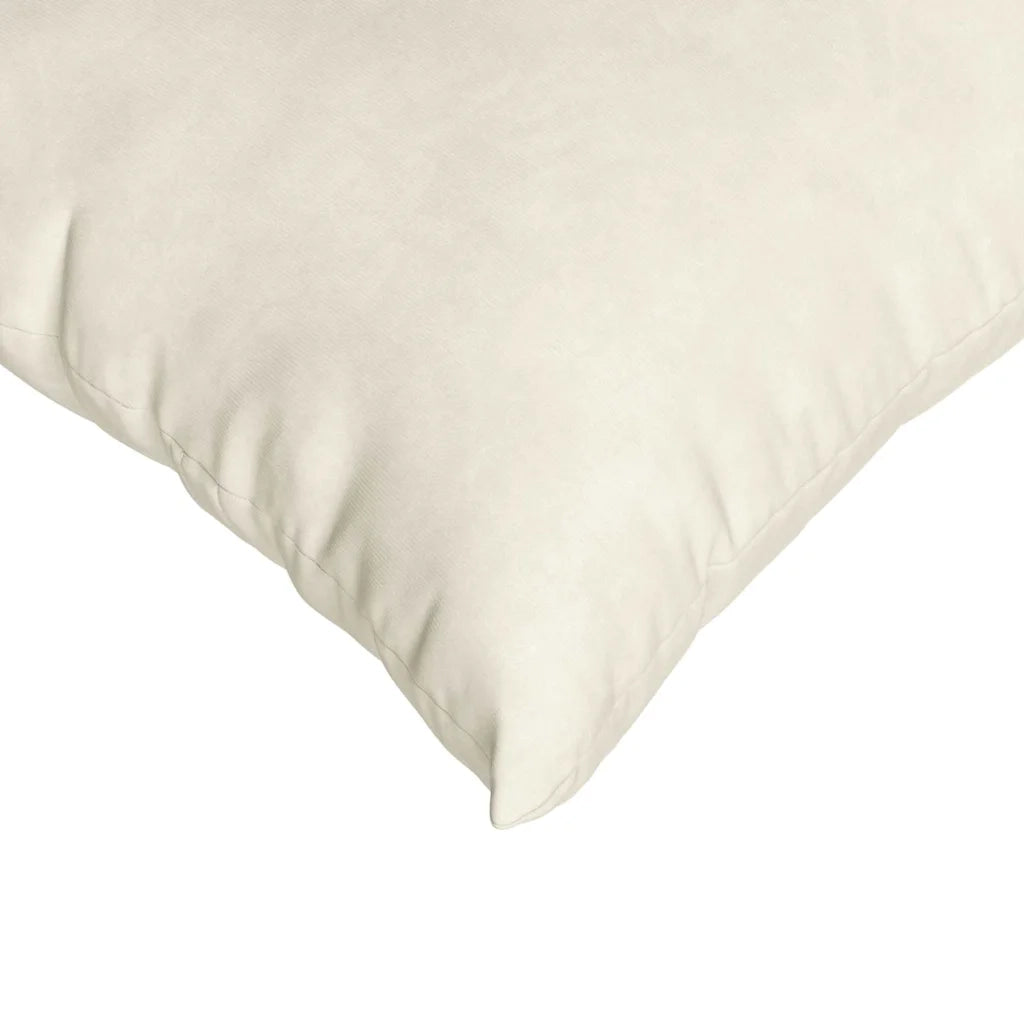 Cuscini da Divano 2 pcs Crema 45 x 45 cm Tessuto in Cords 42013937