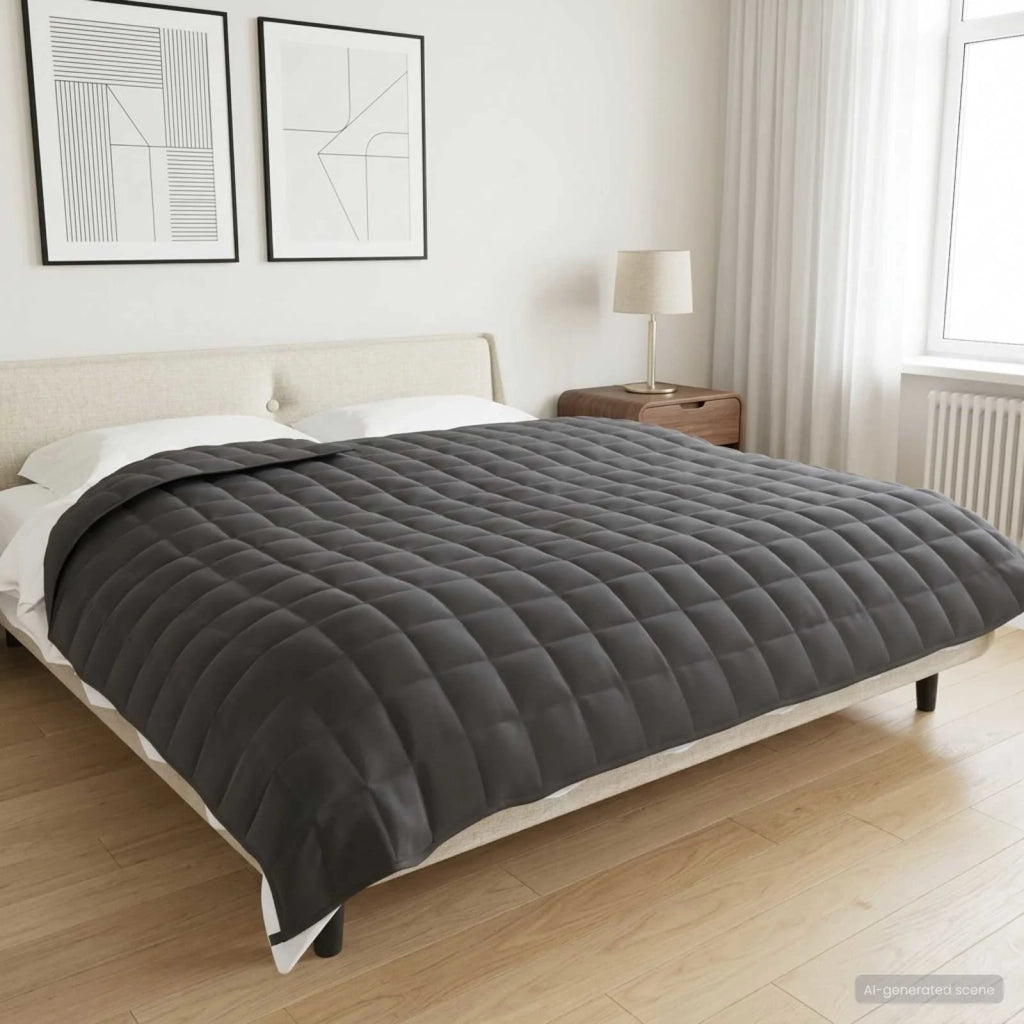 Coperta Ponderata Antracite 220 x 235 cm 11 kg 100% Cotone 205T 42044009