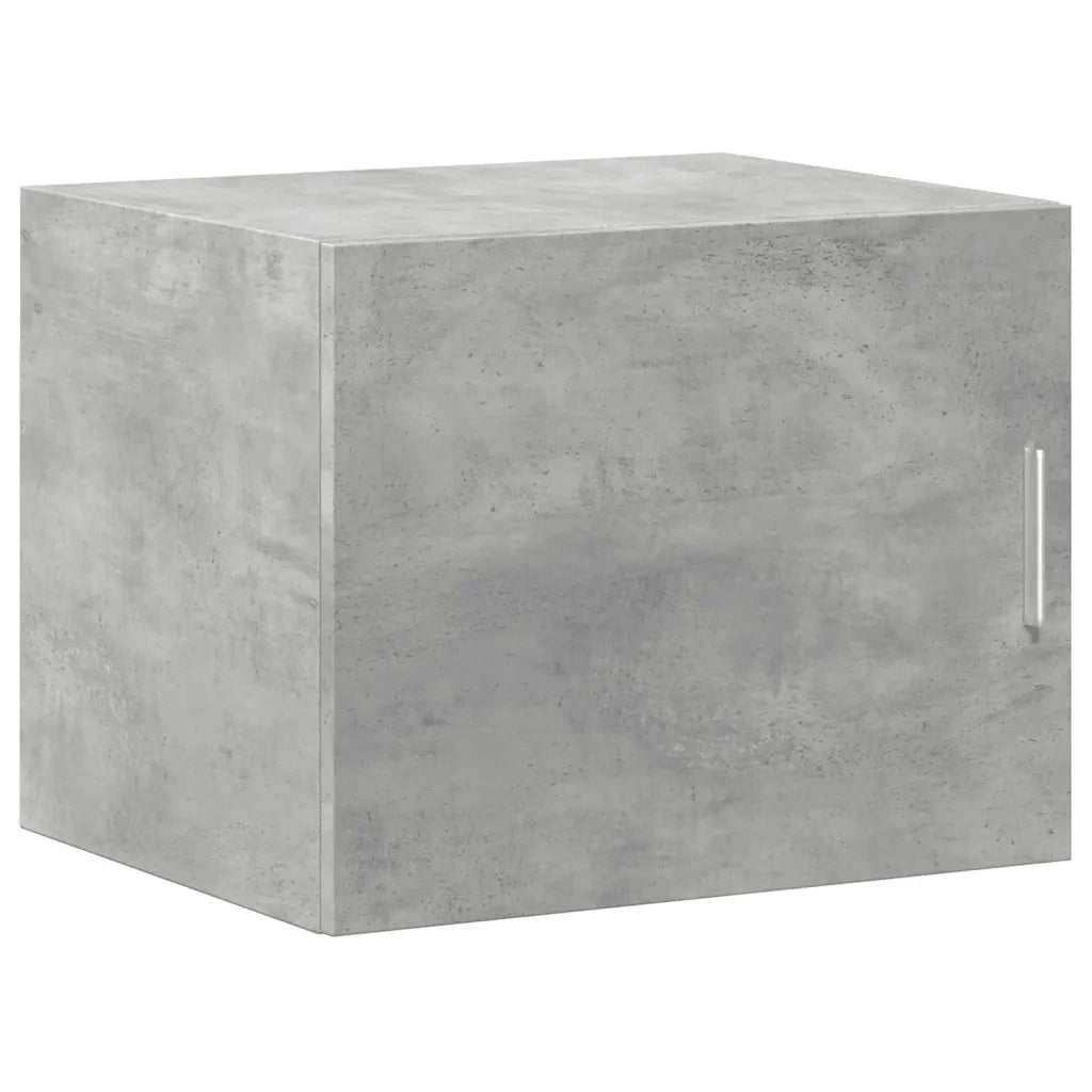 Armadietto a Muro | Mobile a Parete Grigio Cemento 50x42,5x40 cm Legno Multistrato