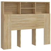 Testiera | Testata con Contenitore Rovere Sonoma 120x19x103,5 cm