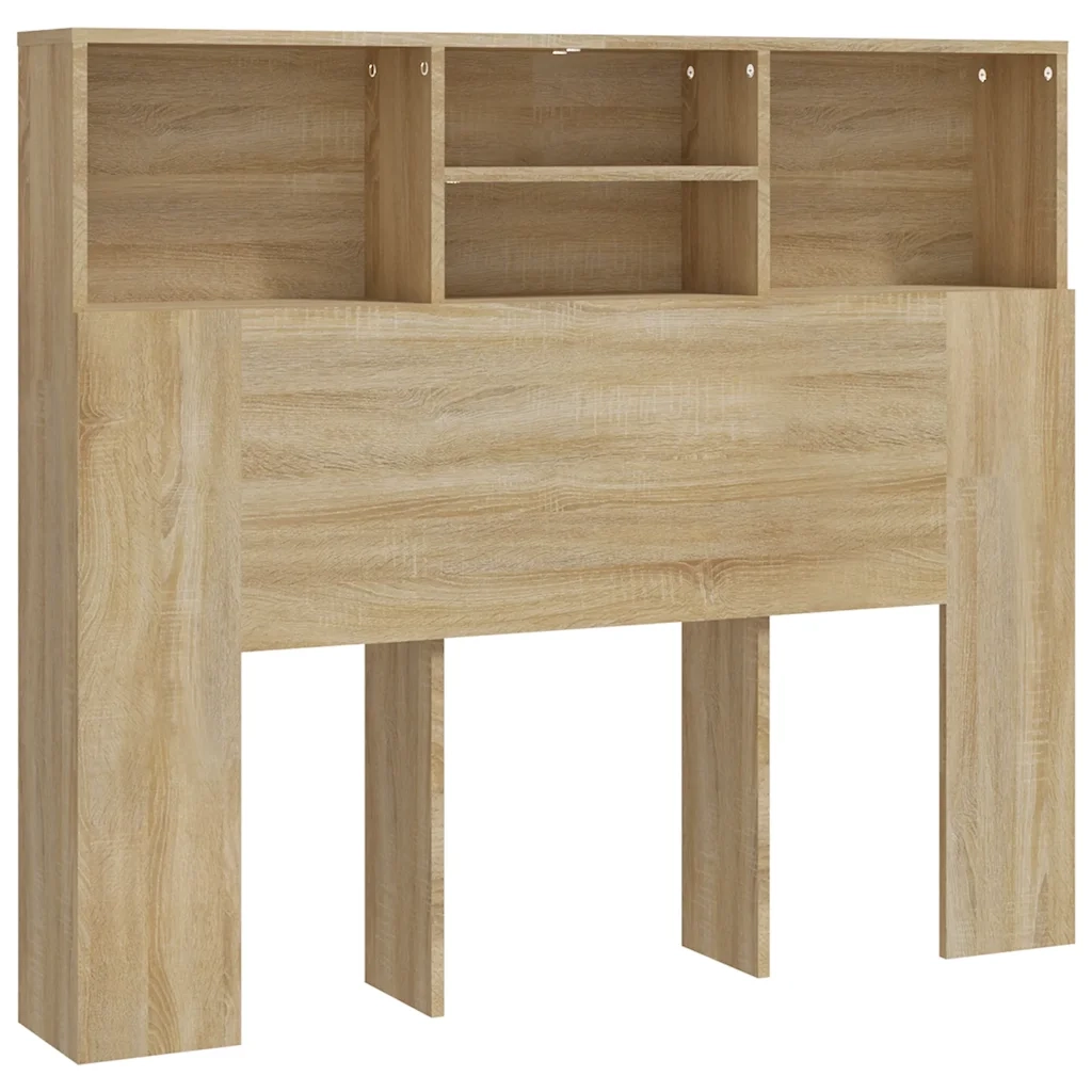 Testiera | Testata con Contenitore Rovere Sonoma 120x19x103,5 cm