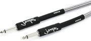 Cavo per chitarra - 5.5m - Jack Plug rettilineo - Bianco tweed - Professionale