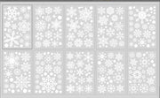 Set di adesivi per finestre da 230 pezzi, adesivi da parete per finestre da 230 pezzi, adesivi da parete per finestre con fiocchi di neve, adesivi da parete per finestre per porte vetrate, porta, finestra, natale, avvento