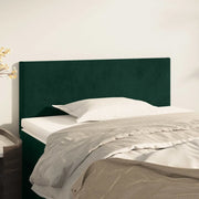 Testiera Verde Scuro 80x5x78/88 cm in Velluto 345741