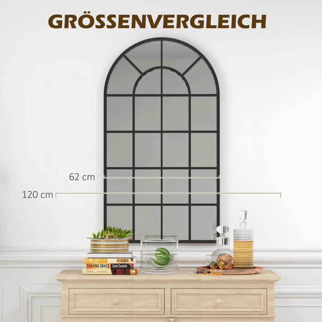 Specchio decorativo con cornice nera ¨C Minimal ¨C 80x120 cm