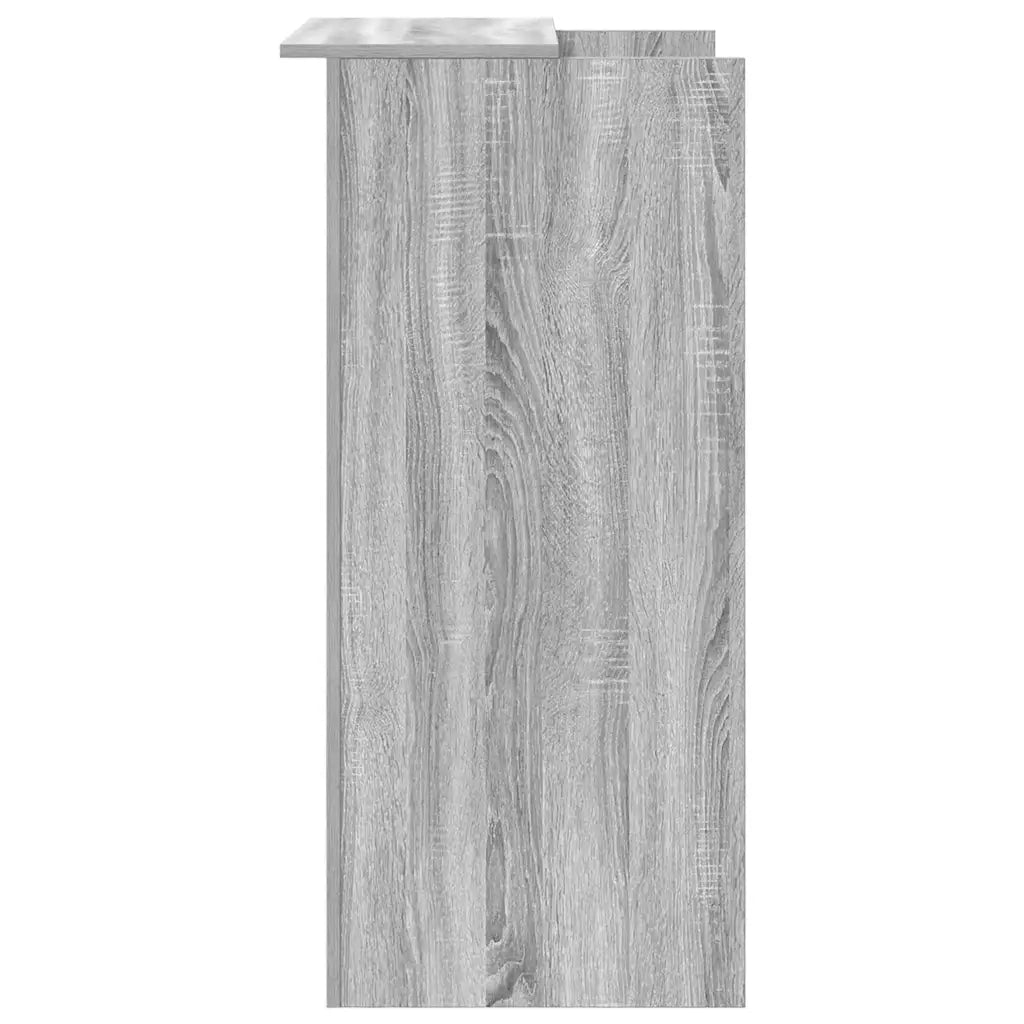 Banco Reception | Scrivania | Tavolo da Ufficio Grigio Sonoma 55x50x103,5 cm Legno Multistrato