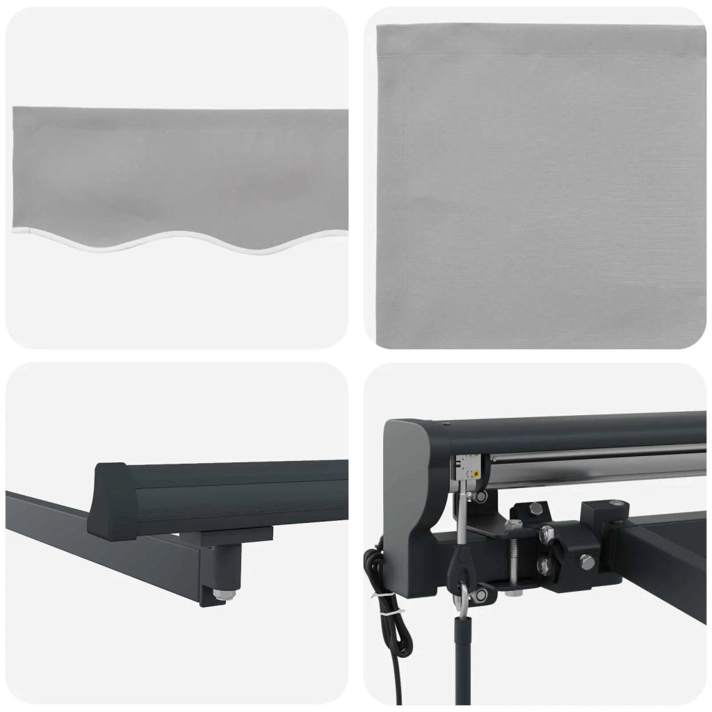 Struttura della tenda Grigio chiaro 300 x 250 cm 3330104