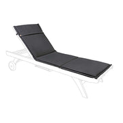 Cuscino Lettino Sedia Sdraio Chaise Longue Esterno Sfoderabile Steamer Bizzotto Colore: Antracite Lettino