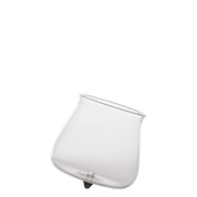Zafferano Set 6 Bicchieri Tumbler Serie Pirolo in Vetro Borosilicato Colore Nero, Design Obliquo e Rotante per una Tavola Elegante e Raffinata