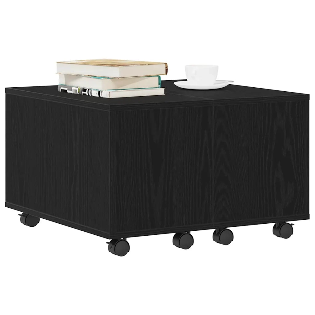Tavolino da salotto | Tavolino da caff¨¨ | Tavolino da Soggiorno Rovere Nero 60 x 60 x 38 cm