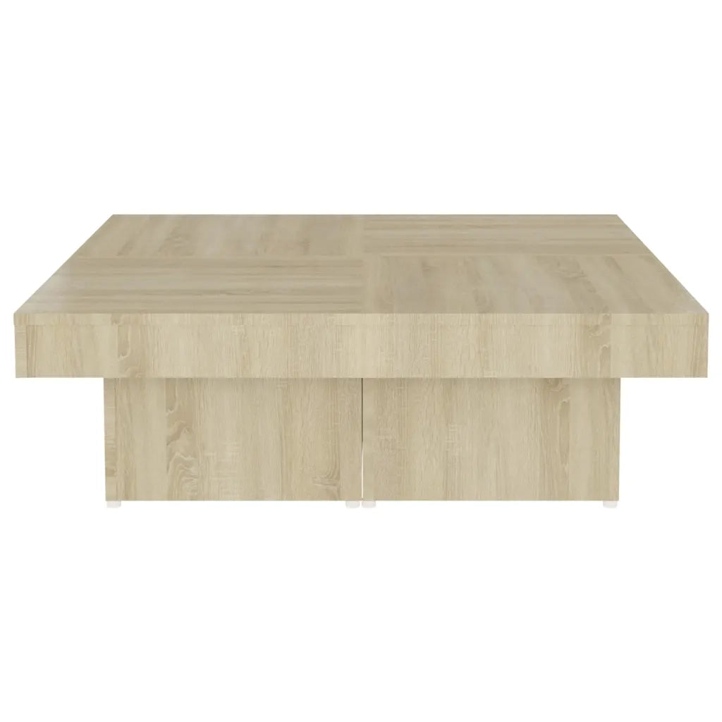Tavolino da Salotto Rovere Sonoma 90x90x28 cm Legno Multistrato 806915