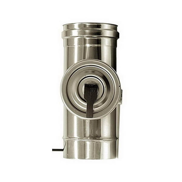 Elemento ispezione canna fumaria DN 250 tubo acciaio inox 316