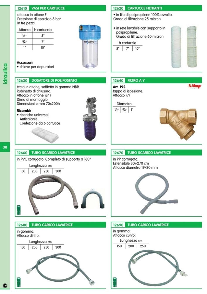 1pz cartuccia ppl per depuratore gr.10" 30mcr cod:ferx.26296