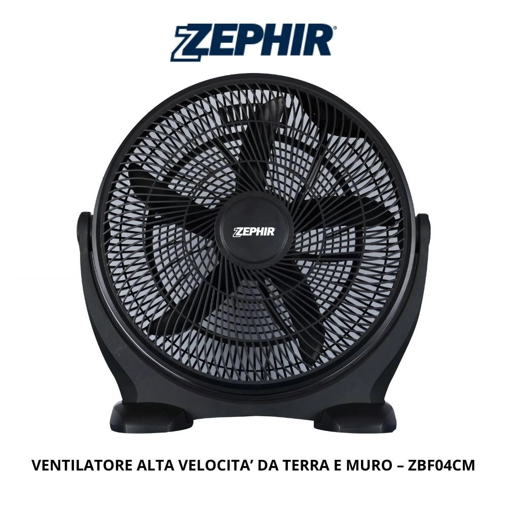 Ventilatore da terra e muro zefir modello zbf04cm ad alta velocità