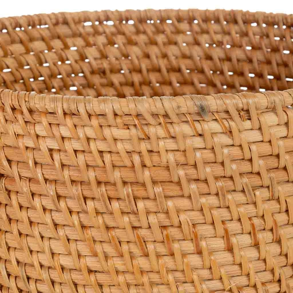 Cestino in rattan marrone D26xh26