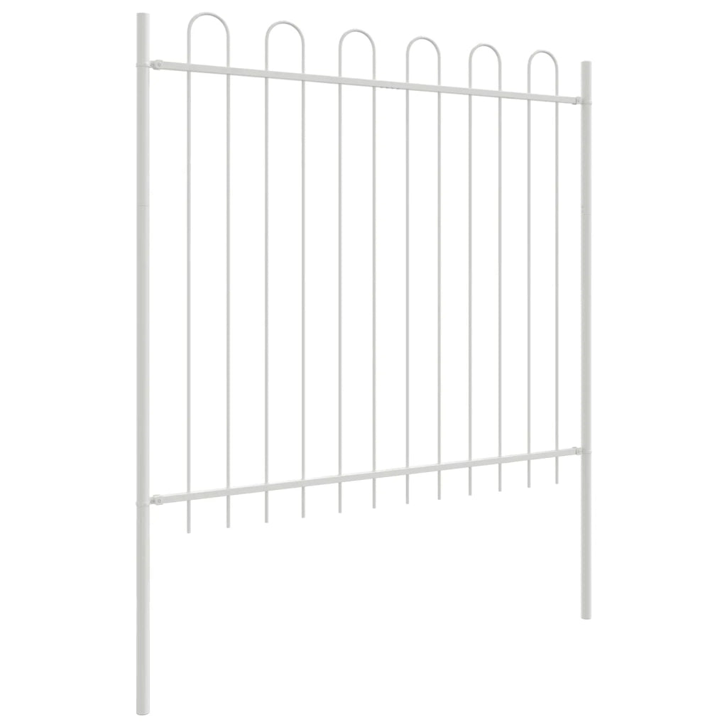 Recinzione per Giardino 2 pcs Bianco 3,4 x 1,2 m 3334041