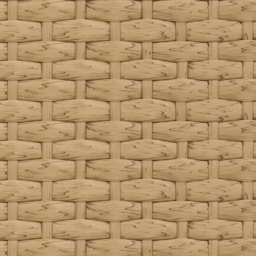 Set Divano da Giardino 2 pcs Naturale Rattan sintetico Acciaio 42026821