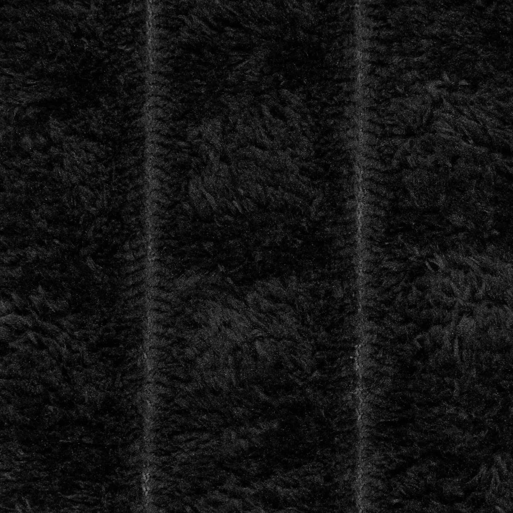 Coperte da Pile 6 pcs Nero 200 x 150 cm Panno 42016962