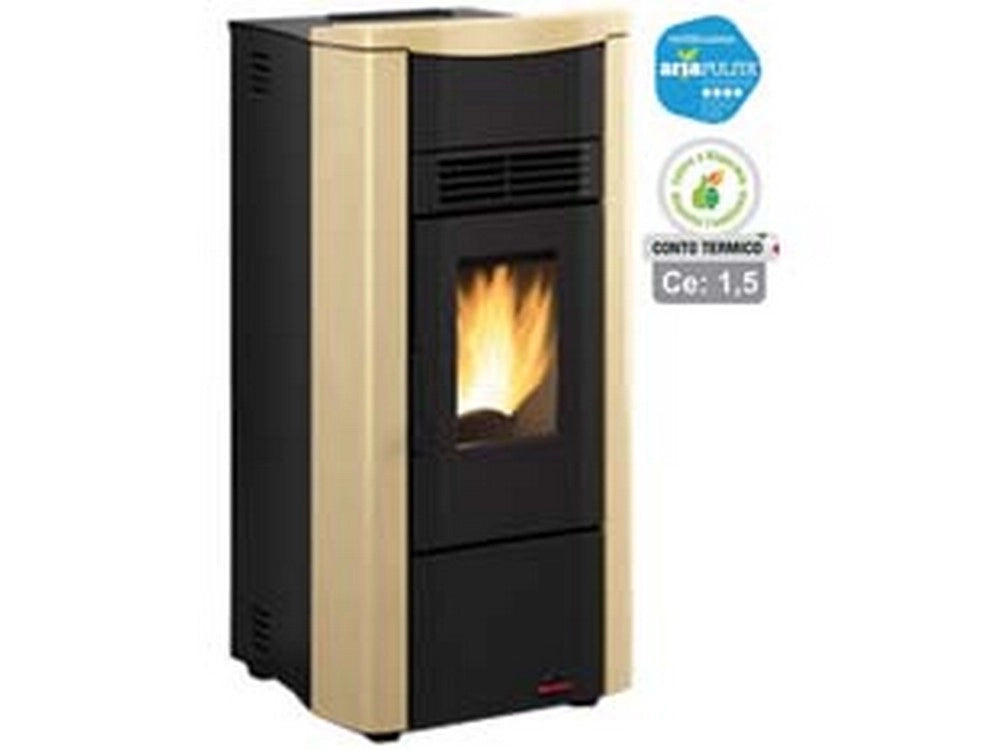 1pz stufa pellet giusy evo 2.0 7 kw pergamena conto termico misure cod:ferx.fer270168