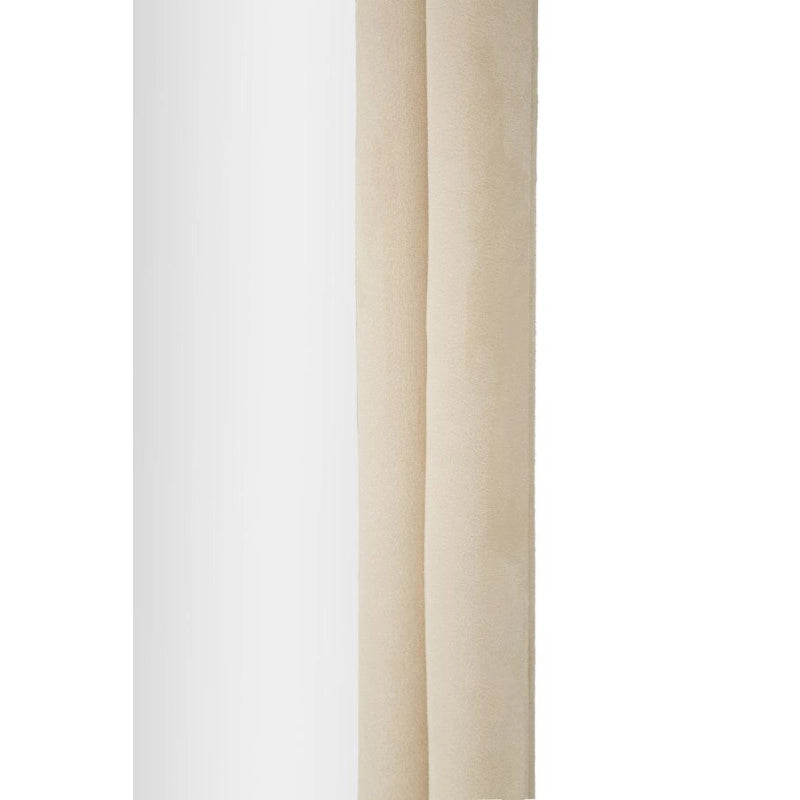 Specchio Da Muro Cloe Velluto Crema cm 60x4x160